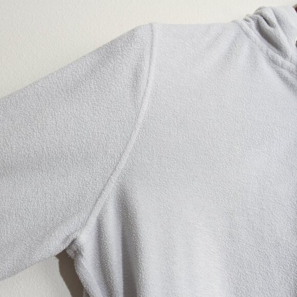 Faherty Reverse Beach Fleece Full Zip Up Hoodie Jacket White Cotton Size Medium - Picture 4 of 16